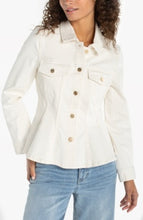Load image into Gallery viewer, Fit and flare trucker jacket
