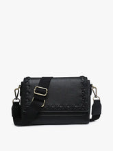 Load image into Gallery viewer, Francesca Whipstitch Flapover Crossbody
