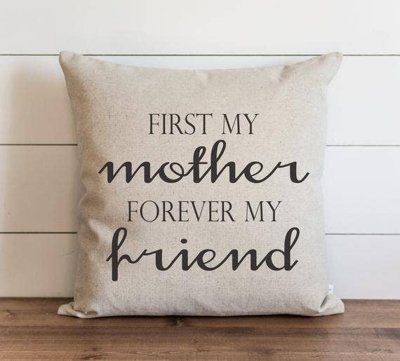 First My Mother....Pillow Cover