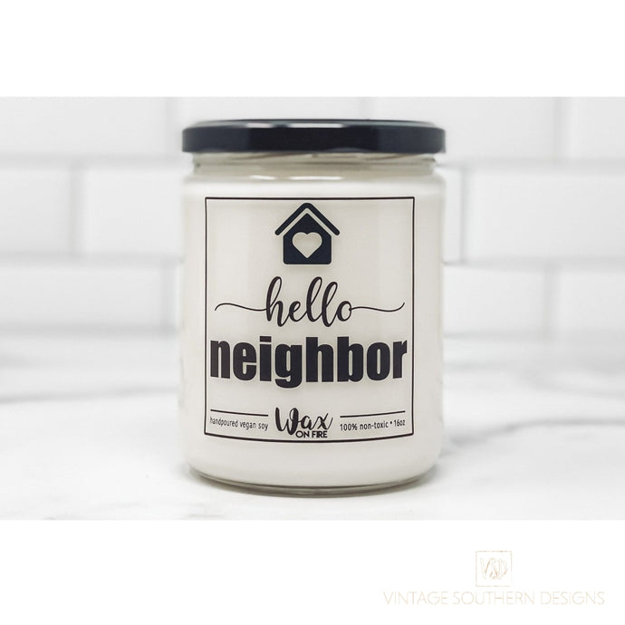 16Oz Hello Neighbor Candle Candle