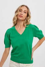 Load image into Gallery viewer, V Neck Puff Sleeves Pullover
