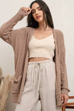 Load image into Gallery viewer, Mocha Knit Cardigan - PLUS size
