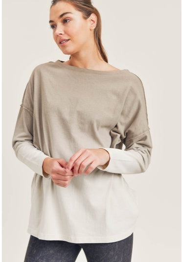 Ombre Long Sleeve Top