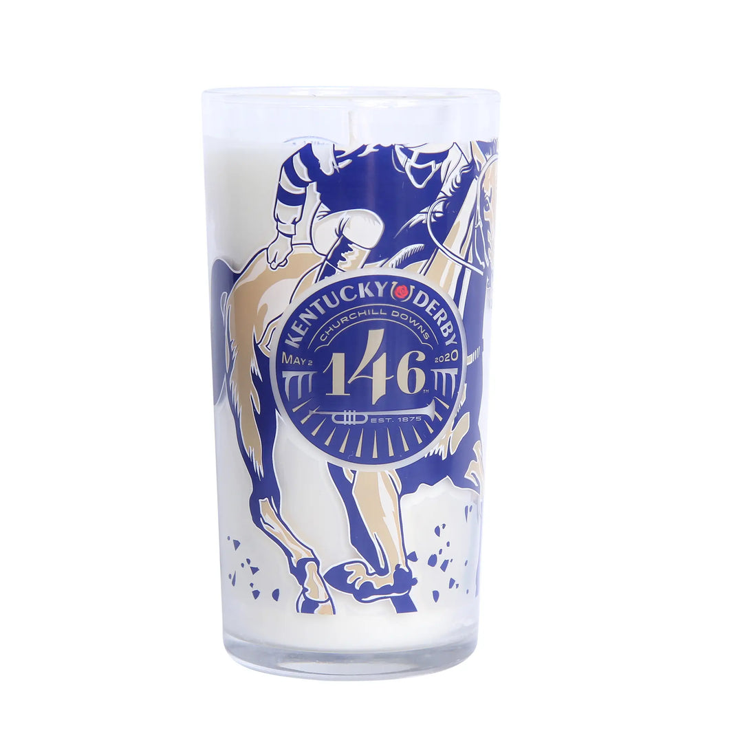 2020 Kentucky Derby Glass/Candle