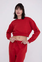 Load image into Gallery viewer, Cropped Fleece Sweatshirt
