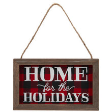 Load image into Gallery viewer, Home for the Holidays Wood Ornament

