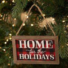 Load image into Gallery viewer, Home for the Holidays Wood Ornament
