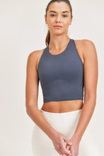Load image into Gallery viewer, Strap Back Cropped Sports Bra
