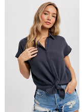 Load image into Gallery viewer, Woven Button up Shirt - Ash
