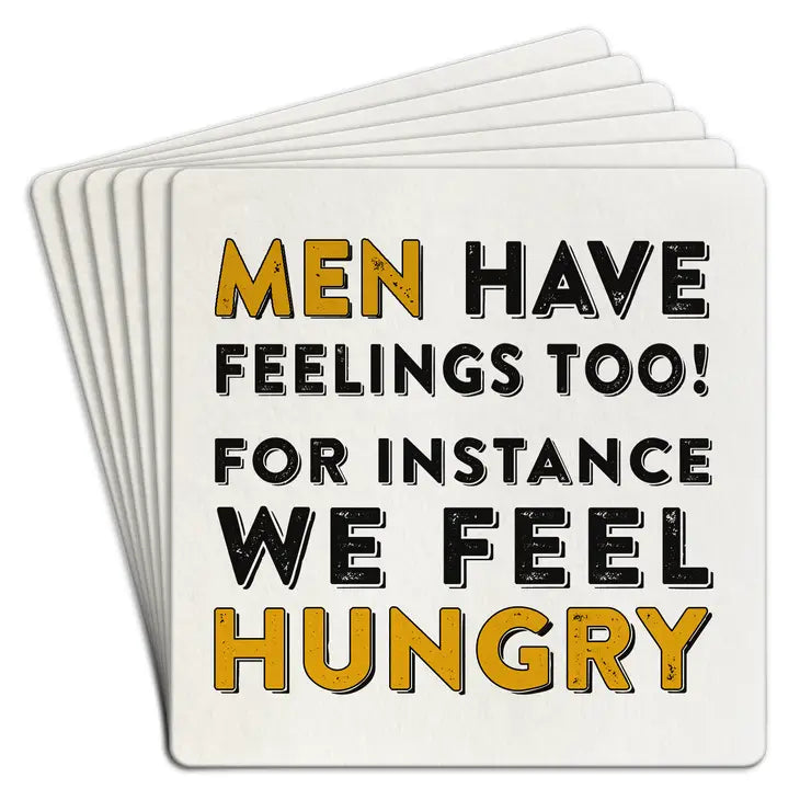 Men Feelings too...Coasters (Set of 6)