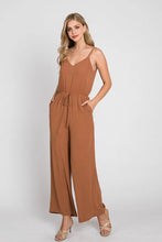 Load image into Gallery viewer, Wide Leg Jumpsuit - Toffee
