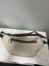 Load image into Gallery viewer, Adjustable Upcycled Bum Bag - Cream GG
