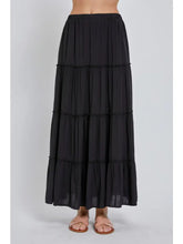Load image into Gallery viewer, Tier Maxi Skirt - Black
