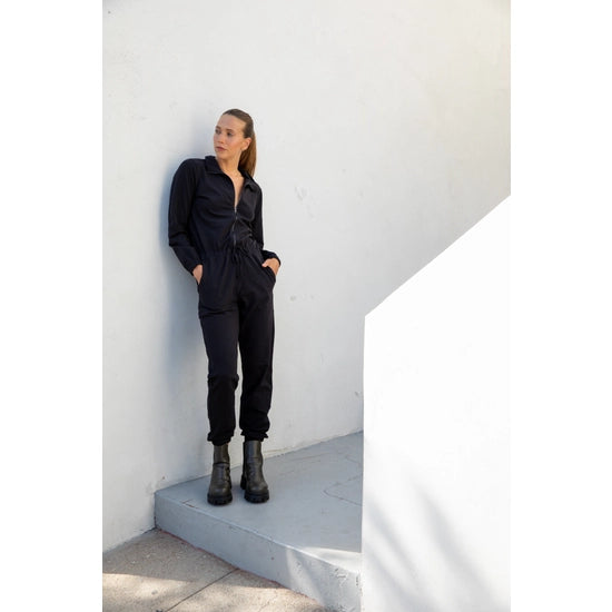 Long Sleeve Utility Style Jumpsuit