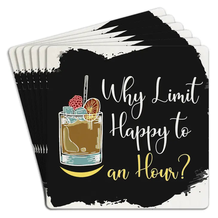 Why Limit an Hour - Coasters (Set of 6)