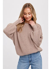Load image into Gallery viewer, Ribbed Mock Neck Pullover

