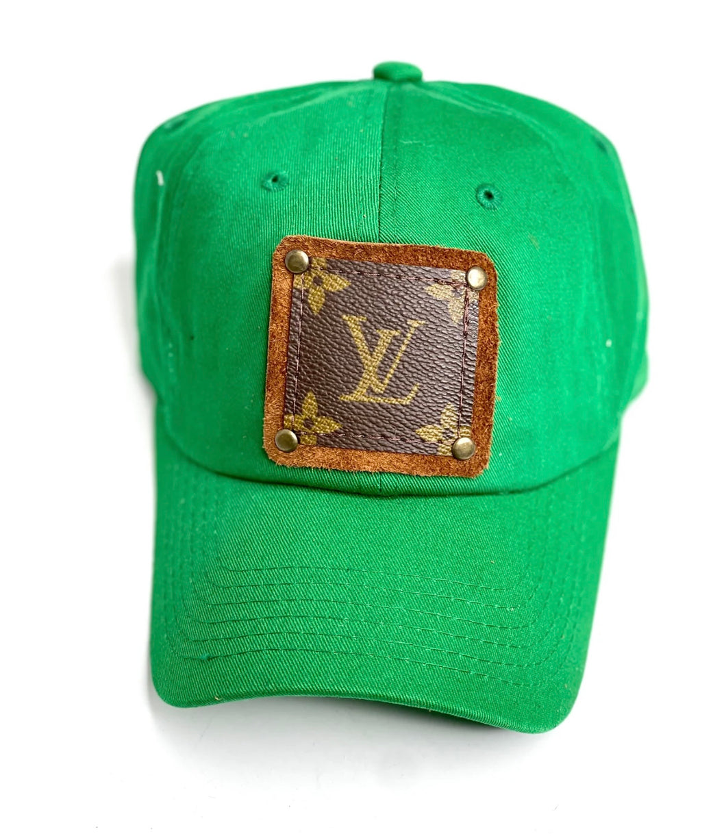 Upcycled Hat - Hunter Green