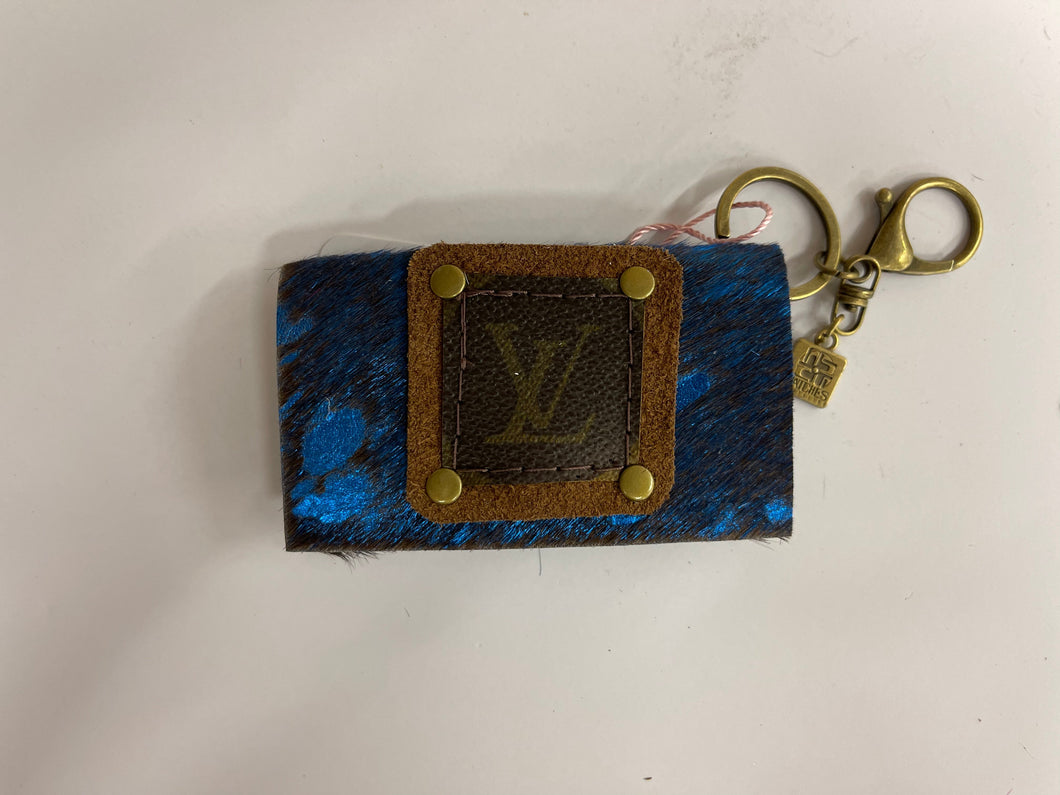 Louis Vuitton Upcycled Card Holder Keychain - $80 New With Tags - From Marci