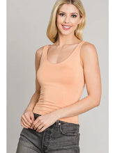 Load image into Gallery viewer, Basic Scoop Neck Tank - Mango
