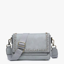 Load image into Gallery viewer, Francesca Whipstitch Flapover Crossbody
