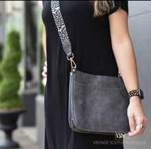 Load image into Gallery viewer, Ainsley Crossbody - Charcoal Apparel
