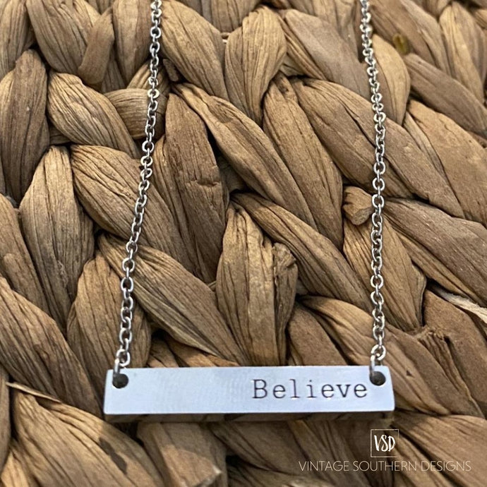 Believe Necklace Jewelry