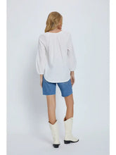 Load image into Gallery viewer, Flowy Textured Blouse  - White
