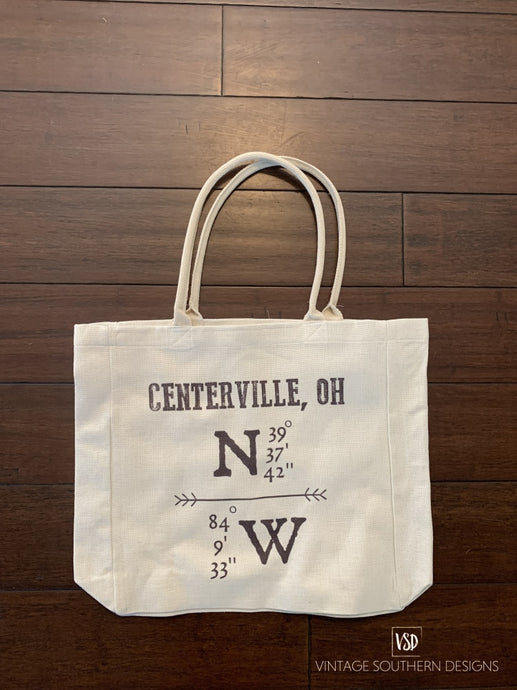 Cville Long-Lat Tote Bag Tote