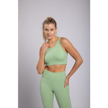 Load image into Gallery viewer, Lycra-Blend Cut Out Back Sports Bra
