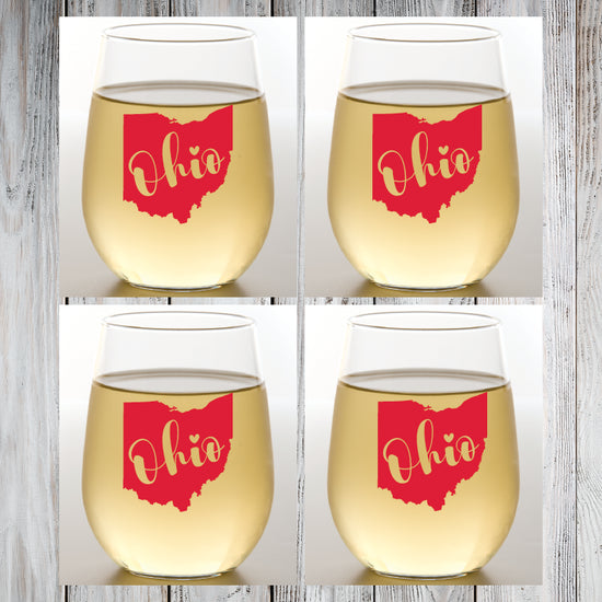 OHIO Shatterproof Wine Glasses (Set of 2)