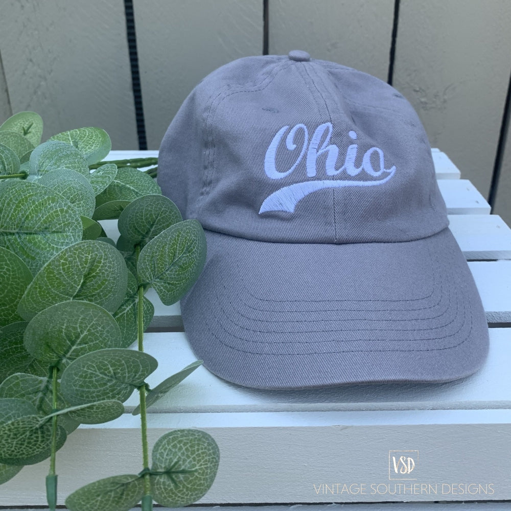Gray Ohio Hat Hat