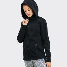 Load image into Gallery viewer, High Neck &amp; Hoodie Active Jacket
