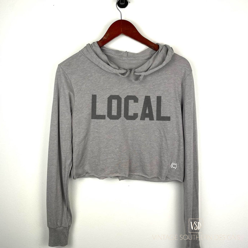 Local Light Weight Cropped Hoodie