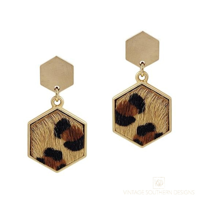 Nina Leopard Earrings Jewelry