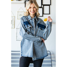 Load image into Gallery viewer, PEACE Long Demin Jacket
