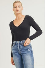 Load image into Gallery viewer, Ribbed Bodysuit Long Sleeve
