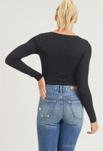 Load image into Gallery viewer, Ribbed Bodysuit Long Sleeve
