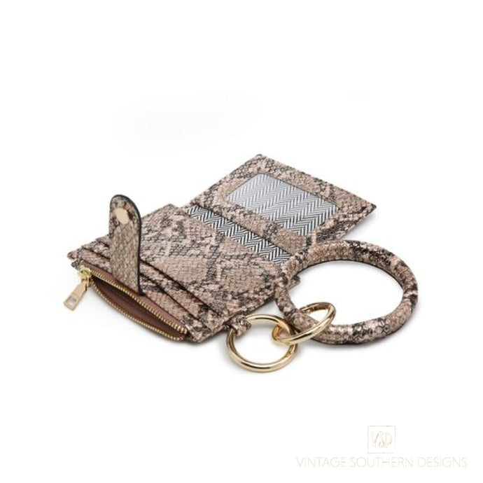Sammie Mini Snap Wallet W/ring - Black Gift