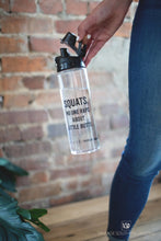 Load image into Gallery viewer, Squats Water Bottle - Plastic Tumbler
