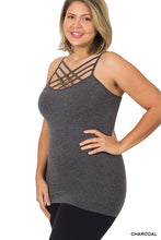 Load image into Gallery viewer, Seamless Criss Cross Cami - PLUS

