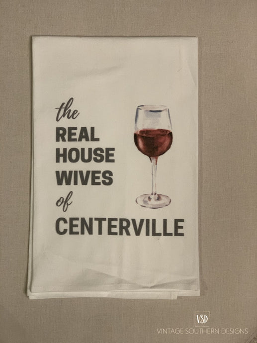 The Real Housewives Of Centerville Hand Towel Kitchen