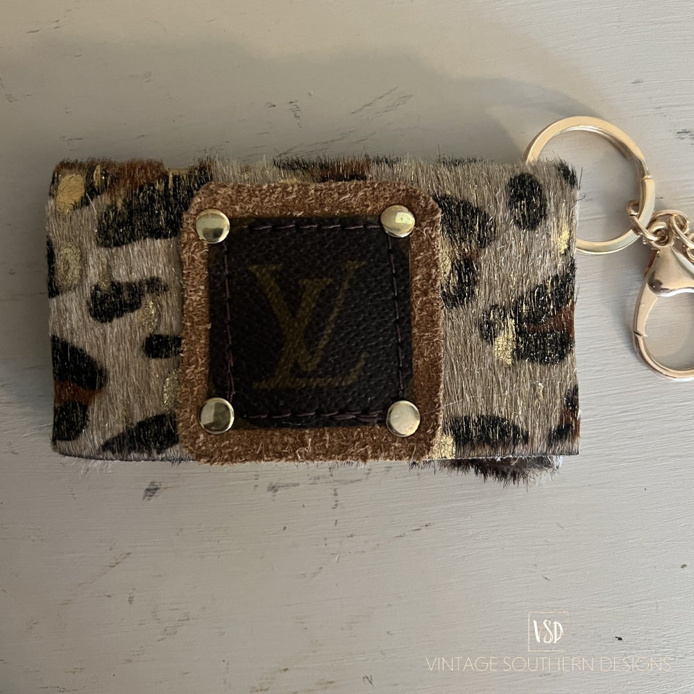 Louis Vuitton Pattern Print Key Holder